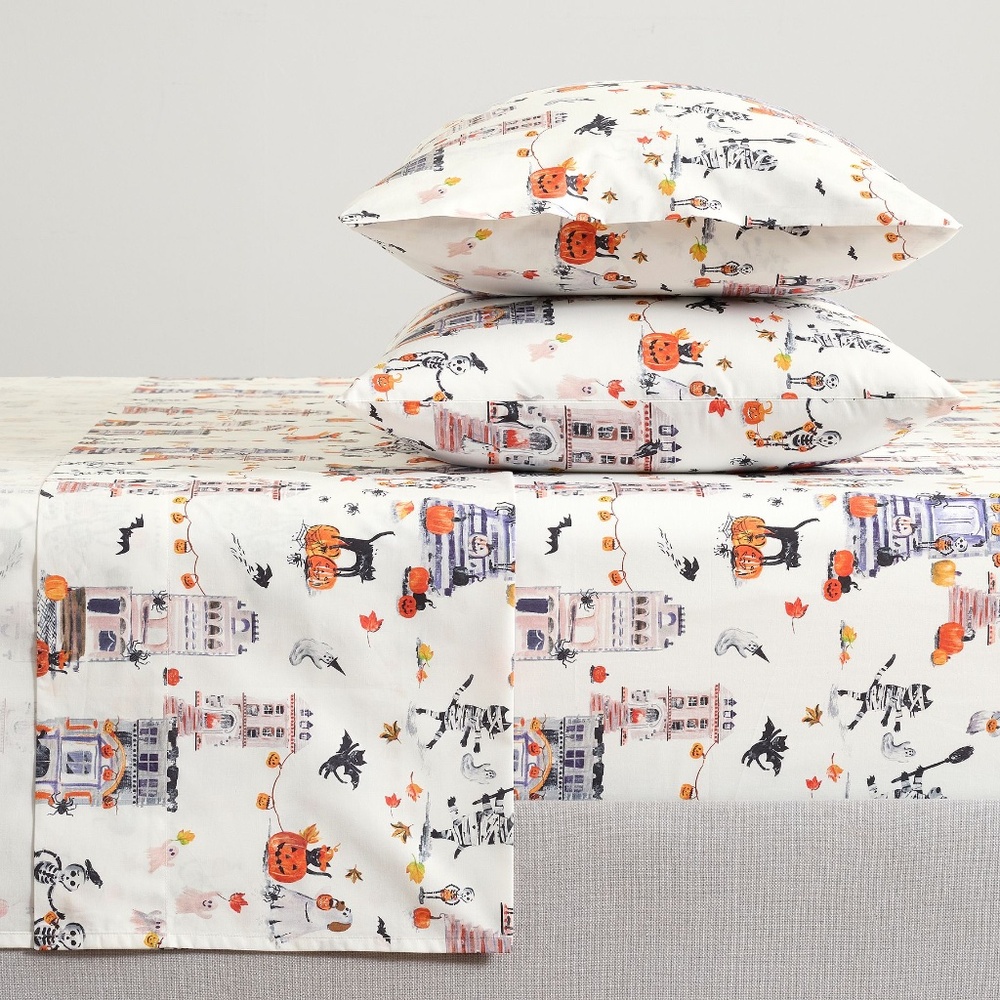 Halloween Doug & Friends King Sheet Set - PB